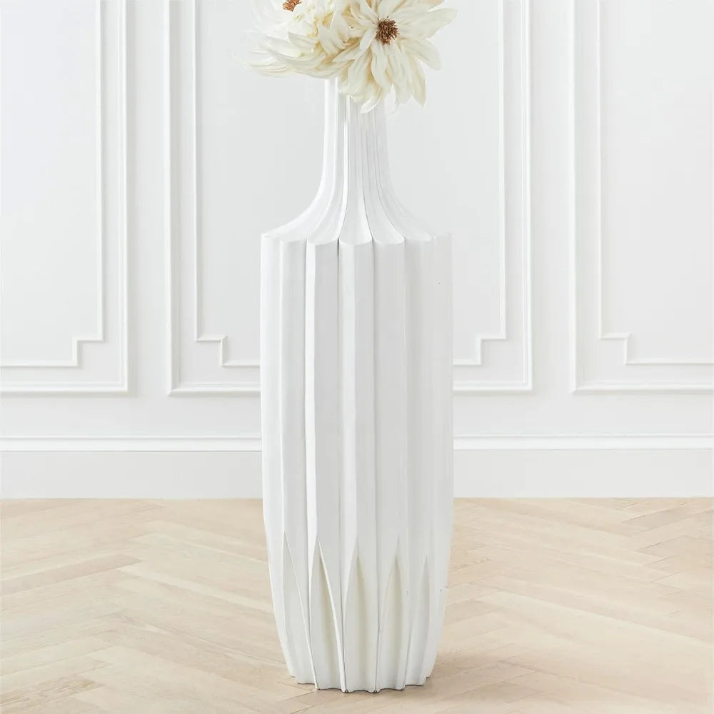 48.75 Inch Tall Resin Vase, Modern Home Decor Savannah Floor Vase for Living Room, Bedroom & Office, Statement Piece for Interi