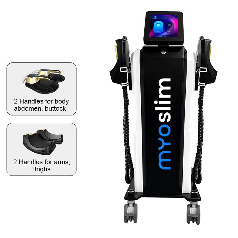 6500W EMS Neo Body Sculpt PRO Ultra 15T HIEMT 200Hz Machine Body Slimming Fat Burning Muscle Stimulation 4 Handles RF