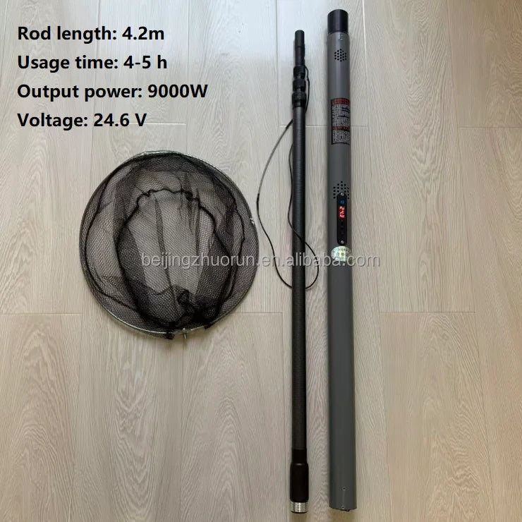 Ultra-light Hard Landing Net Rod Cross-border Short Section Carbon Fiber Telescopic Fishing Rod To Catch Fish