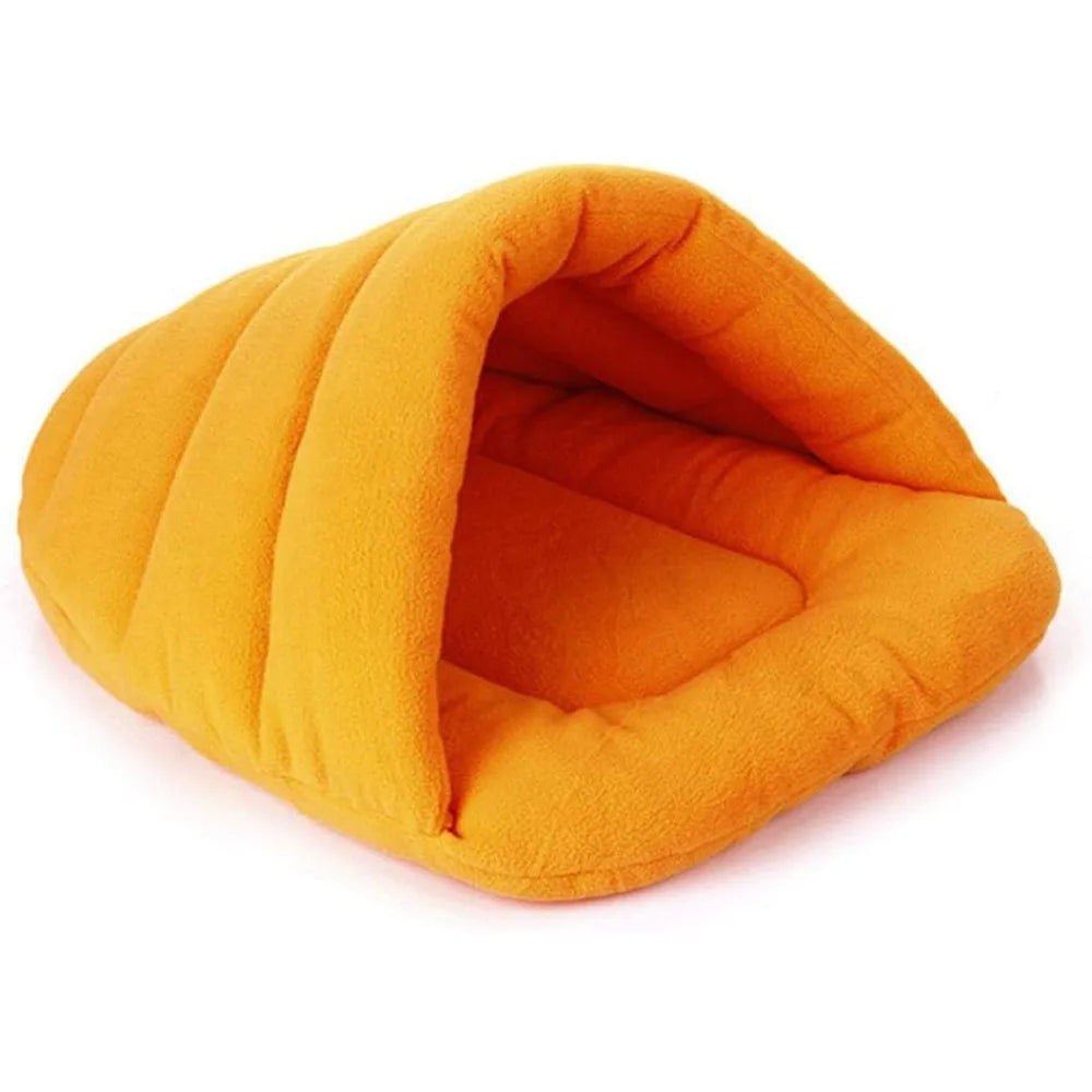 Heated Soft Cushion Dog Bed with Warm Sleeping Nest for Cats and Dogs, Large Size, Ideal for Winter Comfort