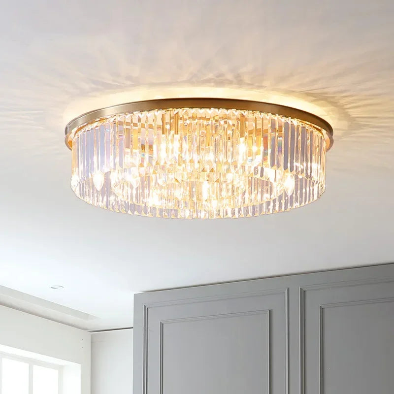 Nordic Designer Luxury Ceiling Chandeliers Modern LED Crystal Pendant Lights for Bedroom Living Room Light Fixtures home decor