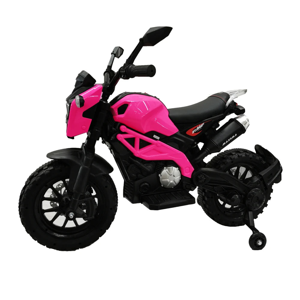 12V Electric Dirt Bike for Kids 3-6 Years Ride-On Motorcycle Hand Throttle & Foot Brake Off-Road Battery Powered Toy Gift
