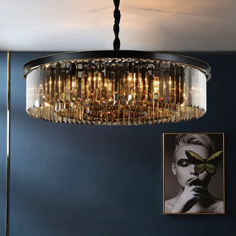 Nordic Designer Luxury Ceiling Chandeliers Modern LED Crystal Pendant Lights for Bedroom Living Room Light Fixtures home decor