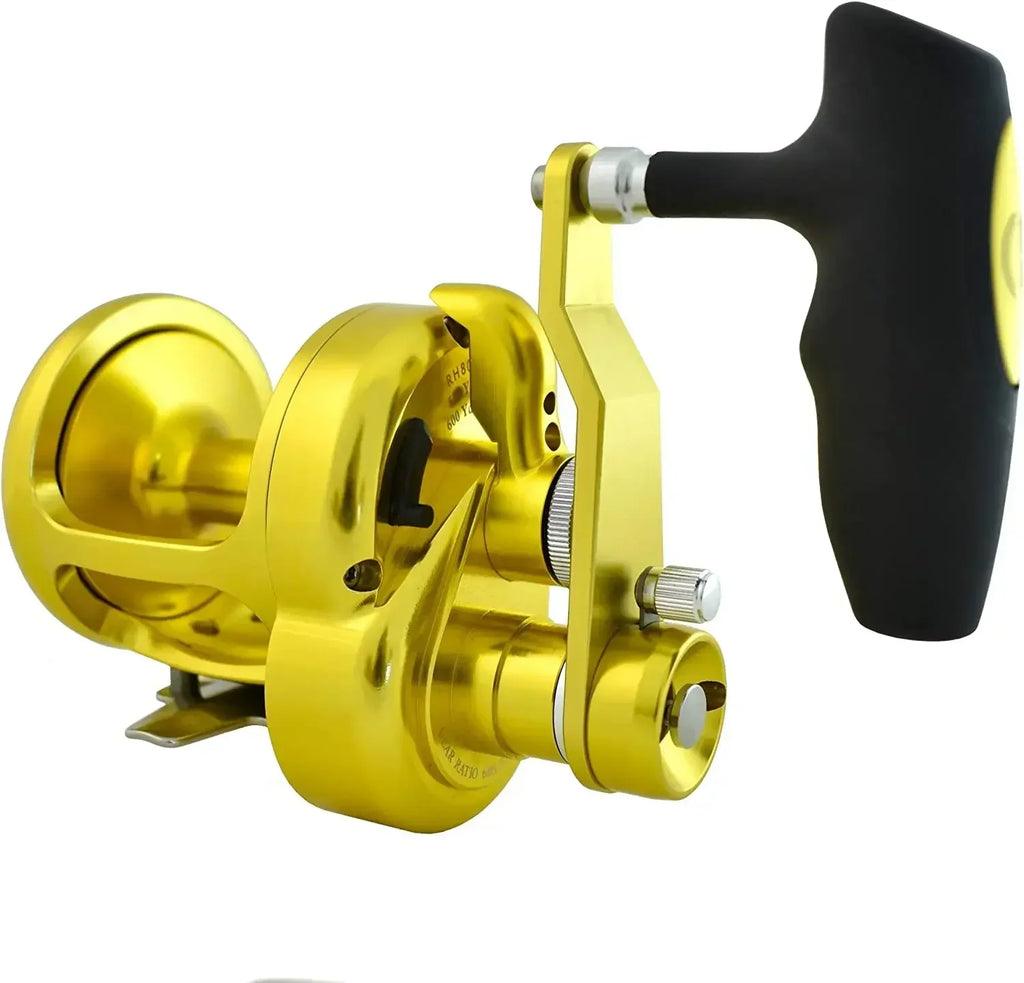 SUMMER 50% DISCOUNT SALES BUY 10 GET 5 FREE UNIT EatMyTackle 18W 2-Speed Saltwater Fishing Reel | Blue Marlin Tournament Ed