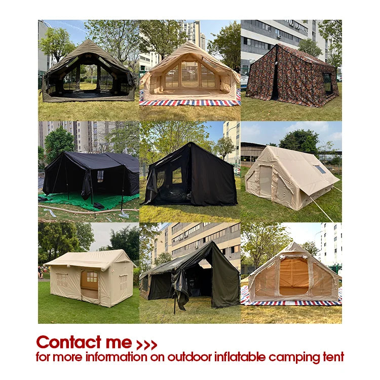 Inflatable Housetent Tenda Camping Tenda 2 3 4 5 6 Person Tent Camping Tentinflatable Tent Waterproof For Glamping