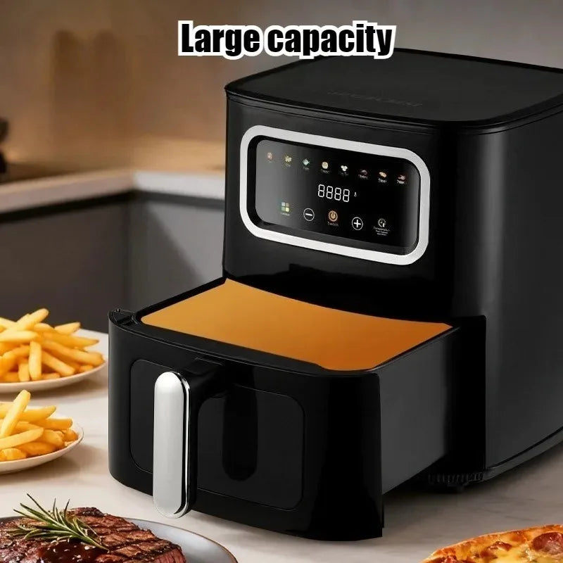 Convenient High-power Air Fryer Large Capacity Screen Touch Control Visual Air Fryers Multi Functional Household Appliances
