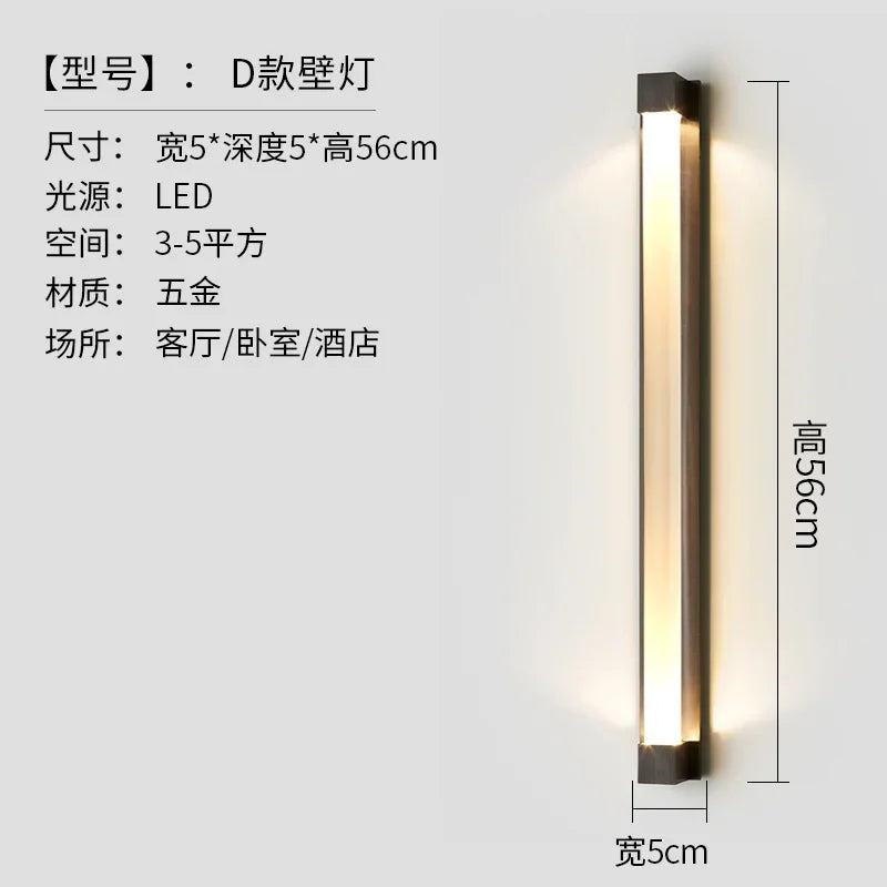 Light Luxury Crystal Wall Lamp Creative Simple Living Room Background Wall Lamp Simple Design Bedroom Bedside Wall Light