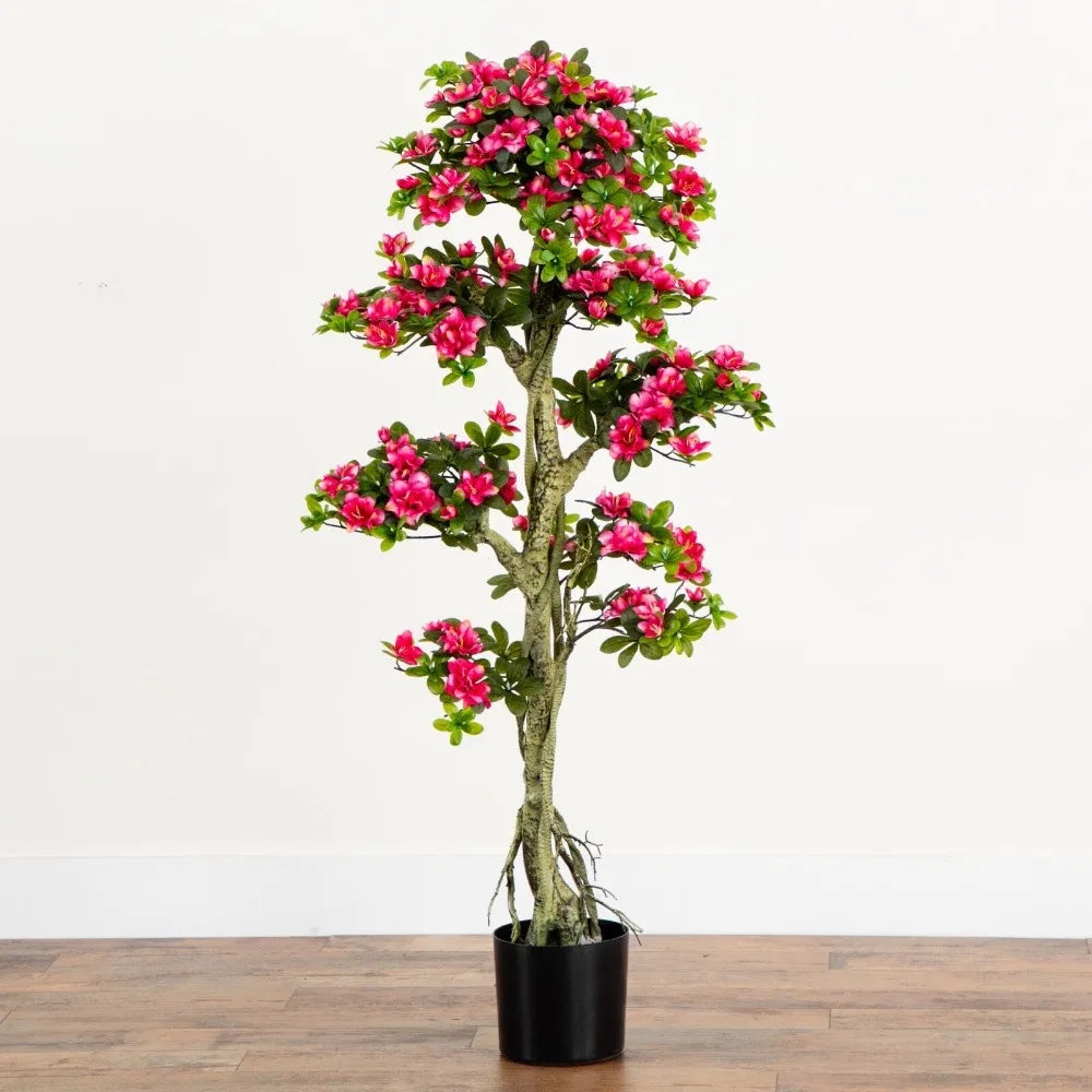 5' Azalea Artificial Flower Tree UV (Indoor/Outdoor) Home Decor.