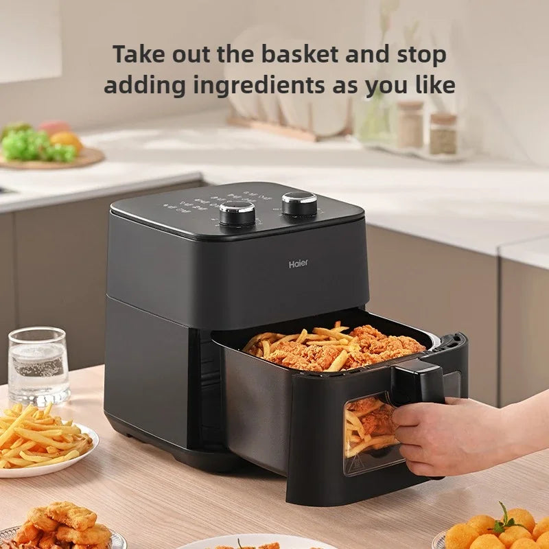air fryer oven multi-functional large-capacity 1200W 5L large capacity 220V household new visual no-turn-over electric fryer