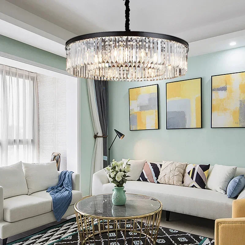 Nordic Designer Luxury Ceiling Chandeliers Modern LED Crystal Pendant Lights for Bedroom Living Room Light Fixtures home decor