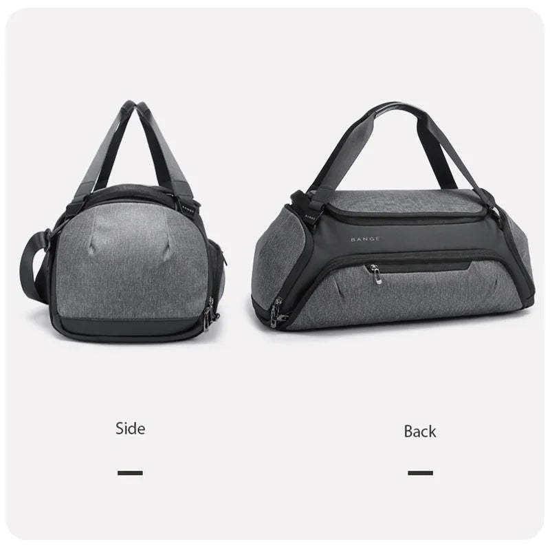 2024 BANGE Gym Bags For Men and Women Waterproof and Moistureproof Dry and Wet Separation Travel suitcases Woman Travel Bag