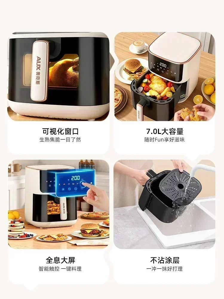 kitchen New style  visualization window Smart All-in-One Air Fryer/Oven. Large cap, smart. For home/dormitory air fryer oven