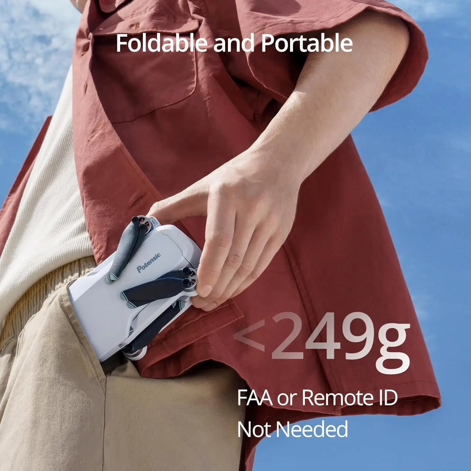 ATOM 3-Axis Gimbal 4K GPS Drone, Under 249g, 96 Mins Flight, Max 6KM Transmission, Visual Tracking, 4K/30FPS QuickShots