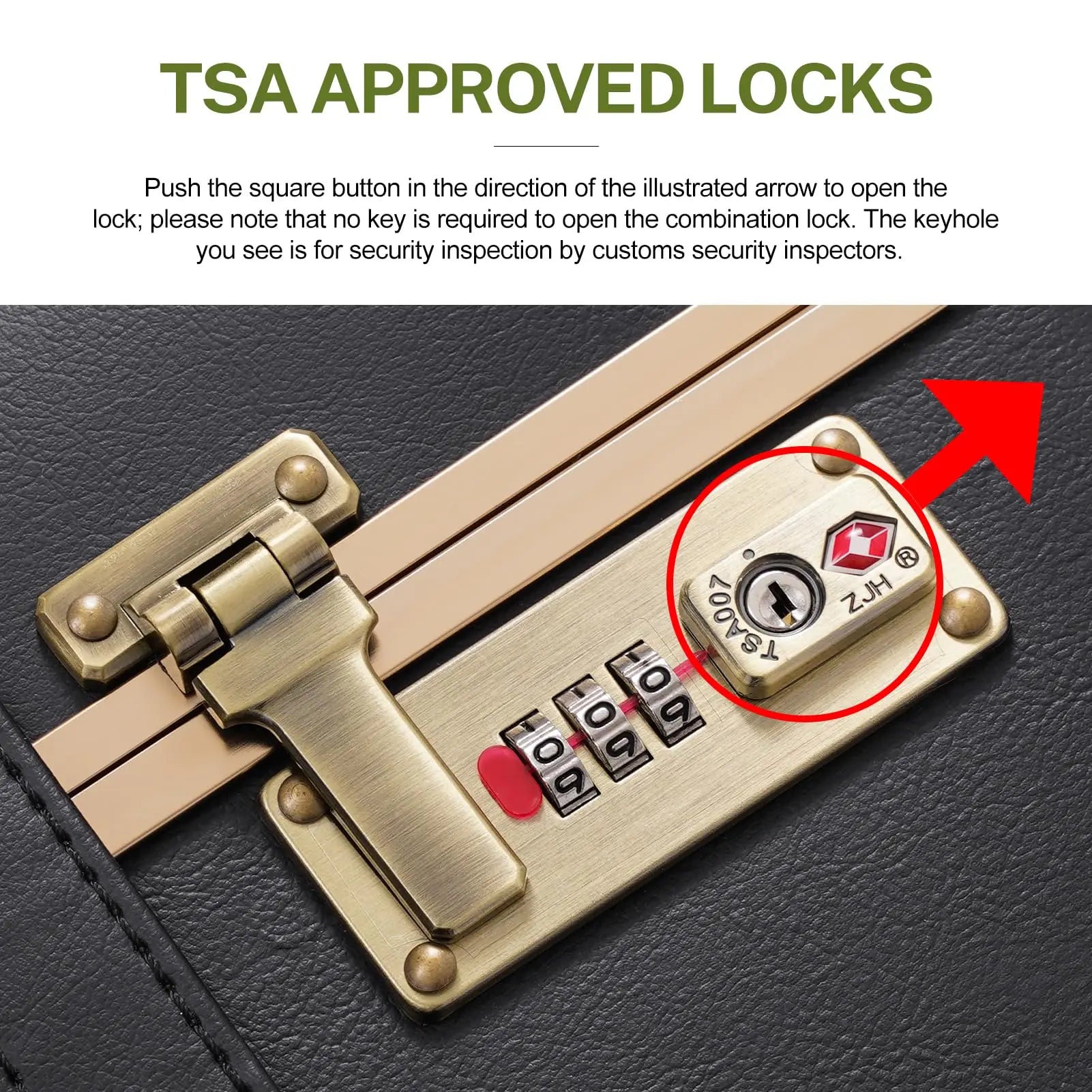 Urecity Vintage Luggage Set Lightweight Trolley Travel Suitcase On Wheels Retro Rolling Luggage 26 "+20" +12 "