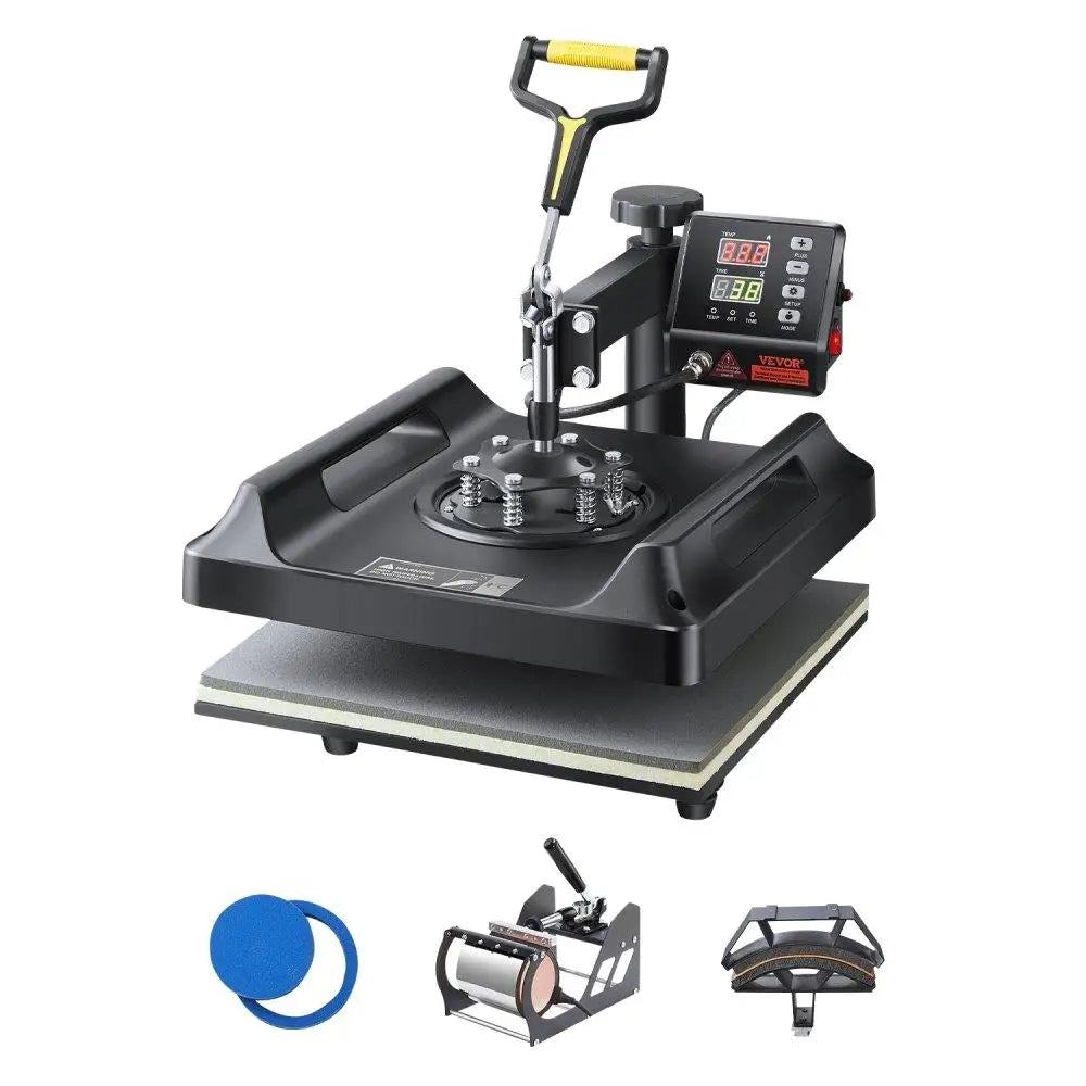 Durable 15x15 Inch 8 in 1 Heat Press Sublimation Machine for T-Shirts Printing Easy Operation