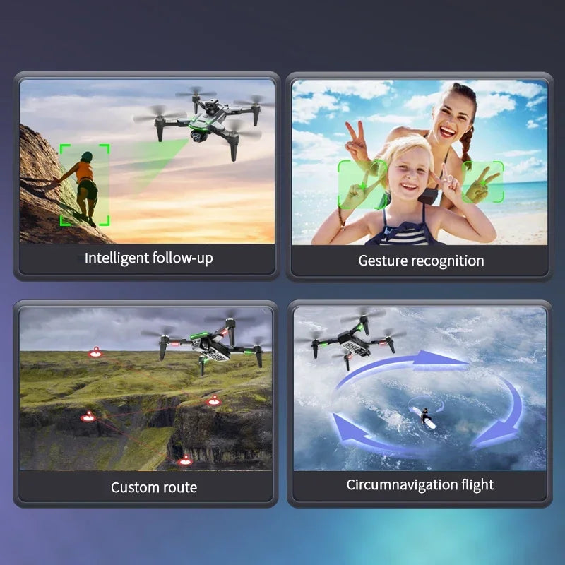 S166PRO / S166GPS Drone GPS 8K HD Dual Camera Aerial Photography Automatic Return Obstacle Avoidance Quadcopter Drone