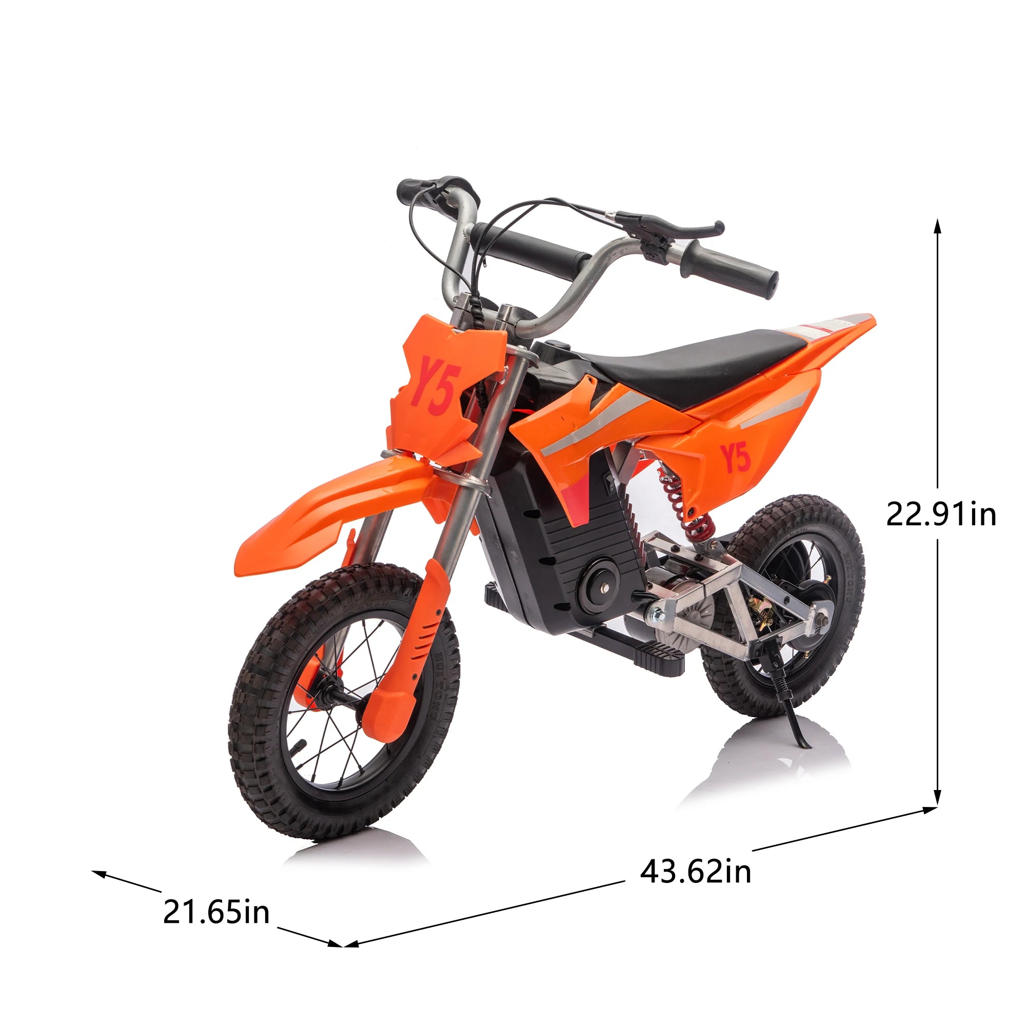 24V 250W Ride On Toy Off-Road Electric Motorcycle, 9.32 MPH Max Speed, 180 lbs Weight Capacity, Fast Charging, Rear Suspension
