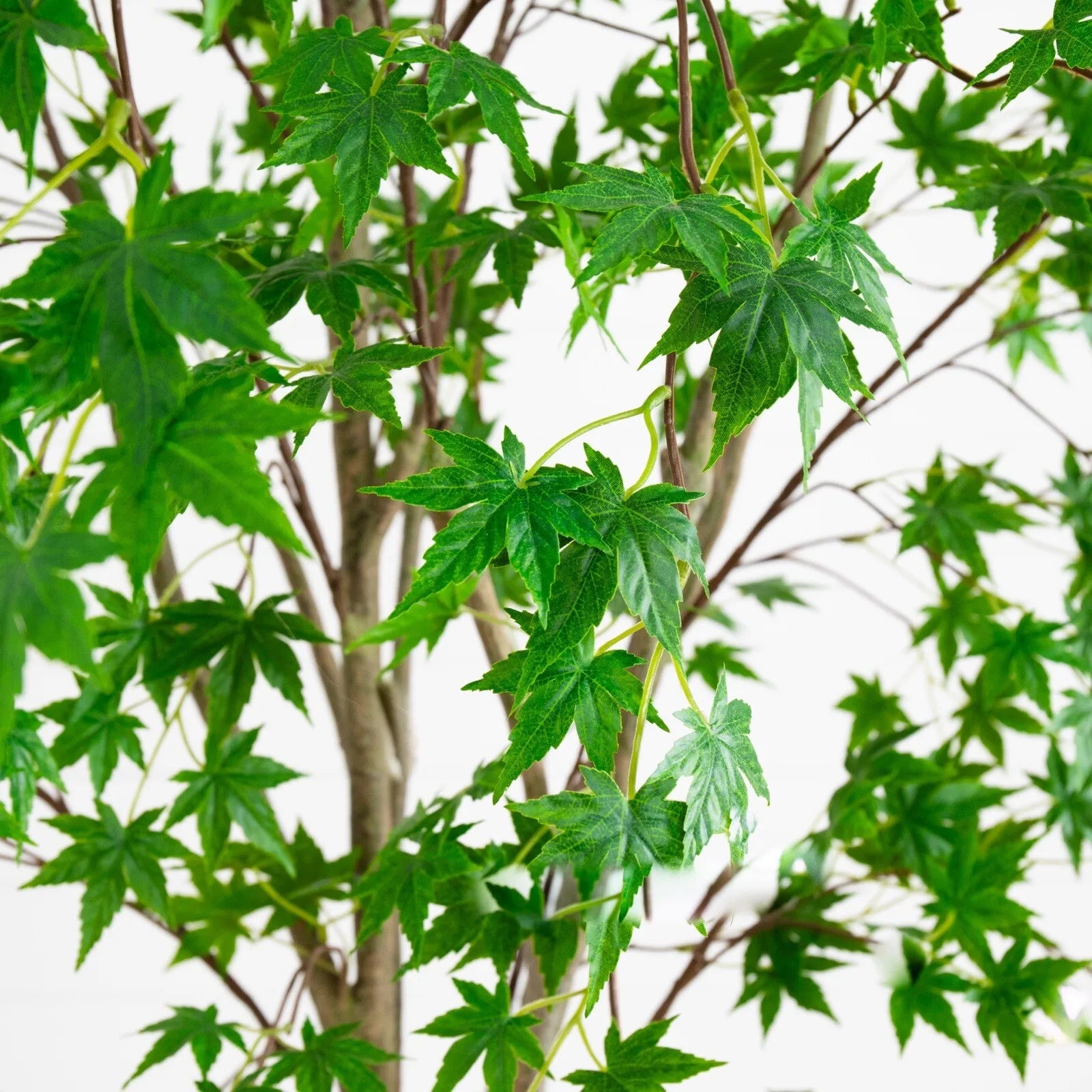 8’ Artificial Maple Tree with Real Touch Leaves Home Decor.