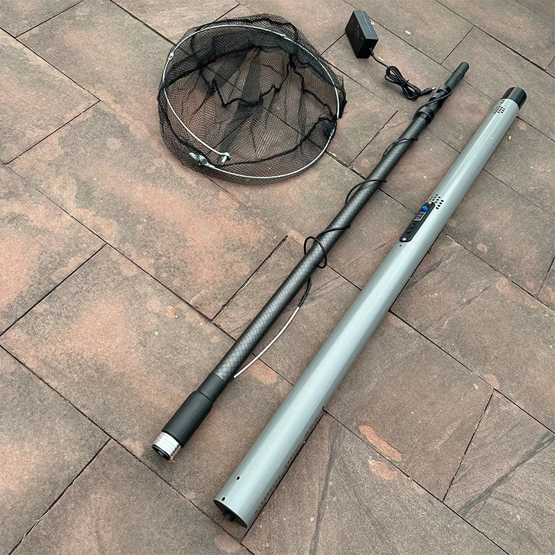 Net Set Net Rod Fishing Gear With Folding and Telescopic CNC Integrated Net Rod