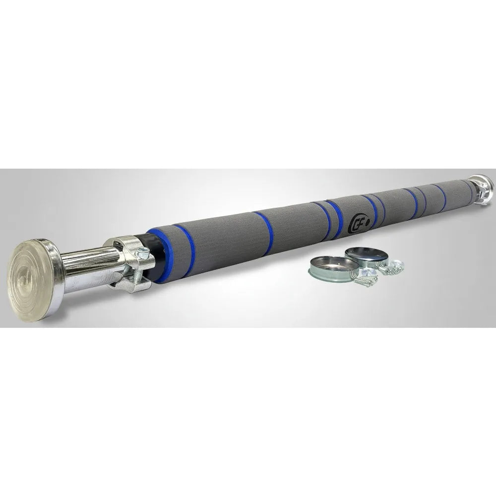 Adjustable Doorway Pull Up Bar 27-39 Inch - Heavy Duty Chin Up Bar with Secure Mounts for Home Gym Workout