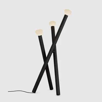 Nordic Floor Lamp Creative Orange Tripod  Standing Lamp Artistic Room Decoration Living Room Simple Lounge Designer Lamp