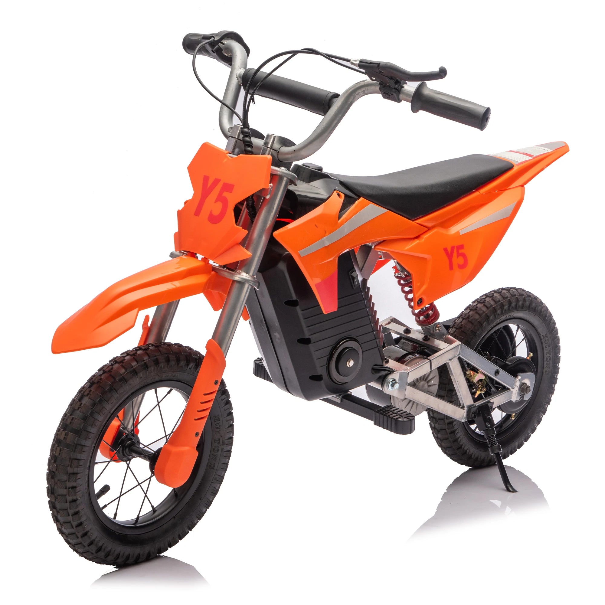 24V 250W Ride On Toy Off-Road Electric Motorcycle, 9.32 MPH Max Speed, 180 lbs Weight Capacity, Fast Charging, Rear Suspension
